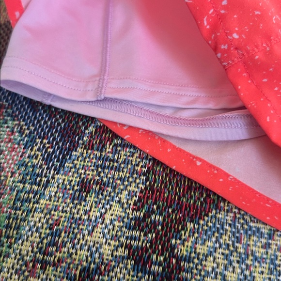 Brooks Women's Empower Her Moment 5" 2 in 1 Orange Shorts Size medium - Picture 5 of 6